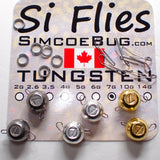 Tungsten Pin Weights 6-Pack
