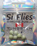 Tungsten Pin Weights 6-Pack