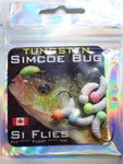 White UV Tungsten Simcoe Bug 6-Pack